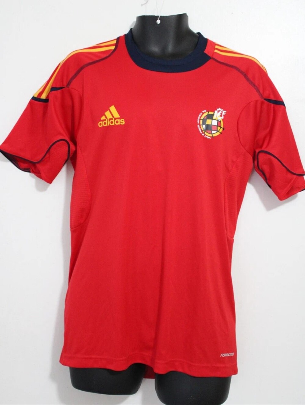 Spain España 2010/2011 Training Jersey Adidas Size XS Soccer Futbol Vintage